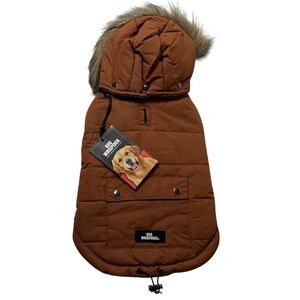 Dog Whisperer Dog Coat - Small, Brown